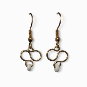 Elegant Gold Infinity Earrings